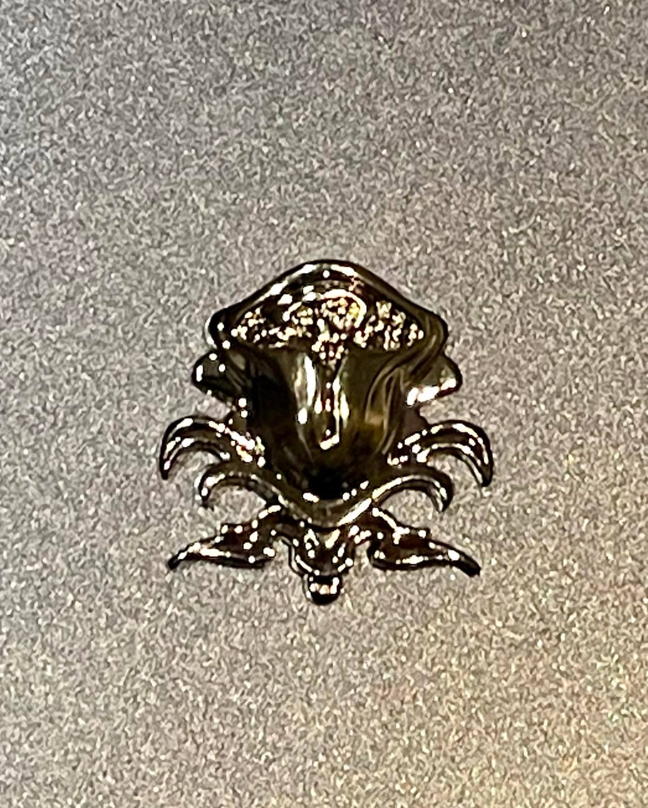 Rosa Crest Embellishment- Silver