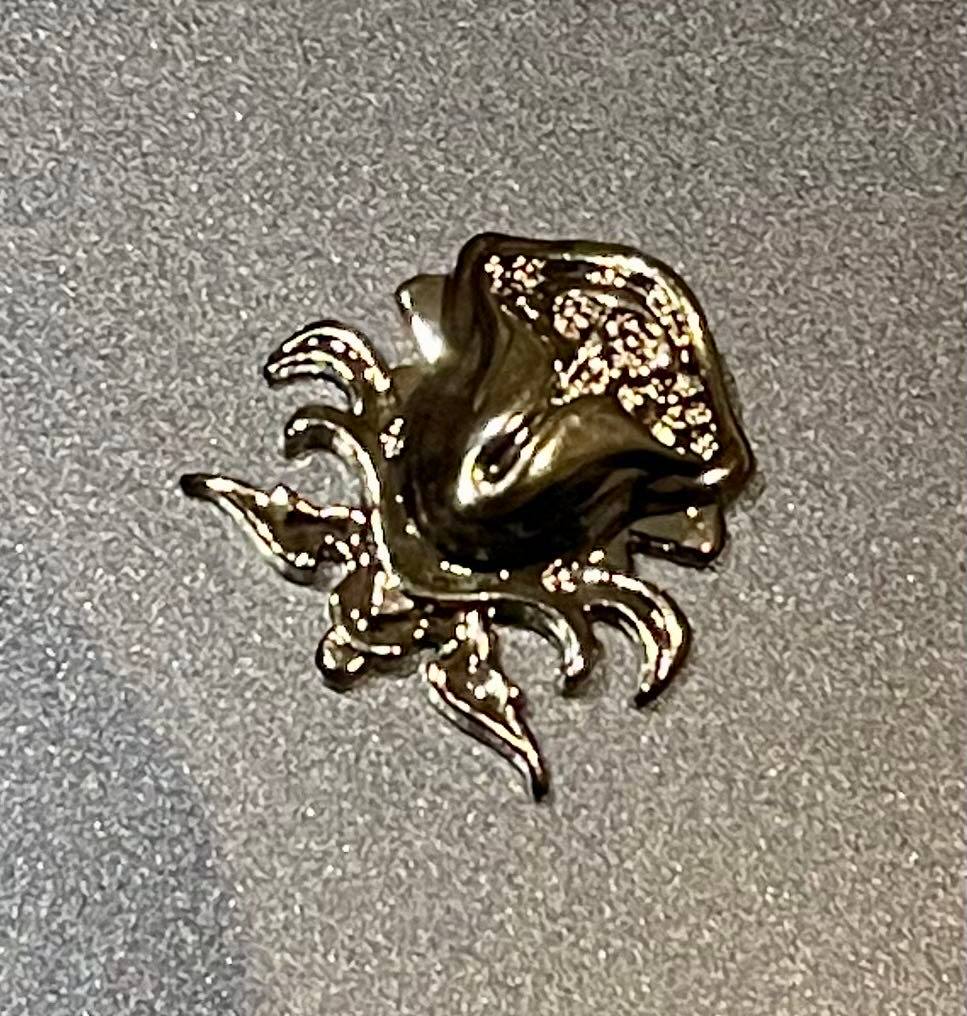 Rosa Crest Embellishment- Silver