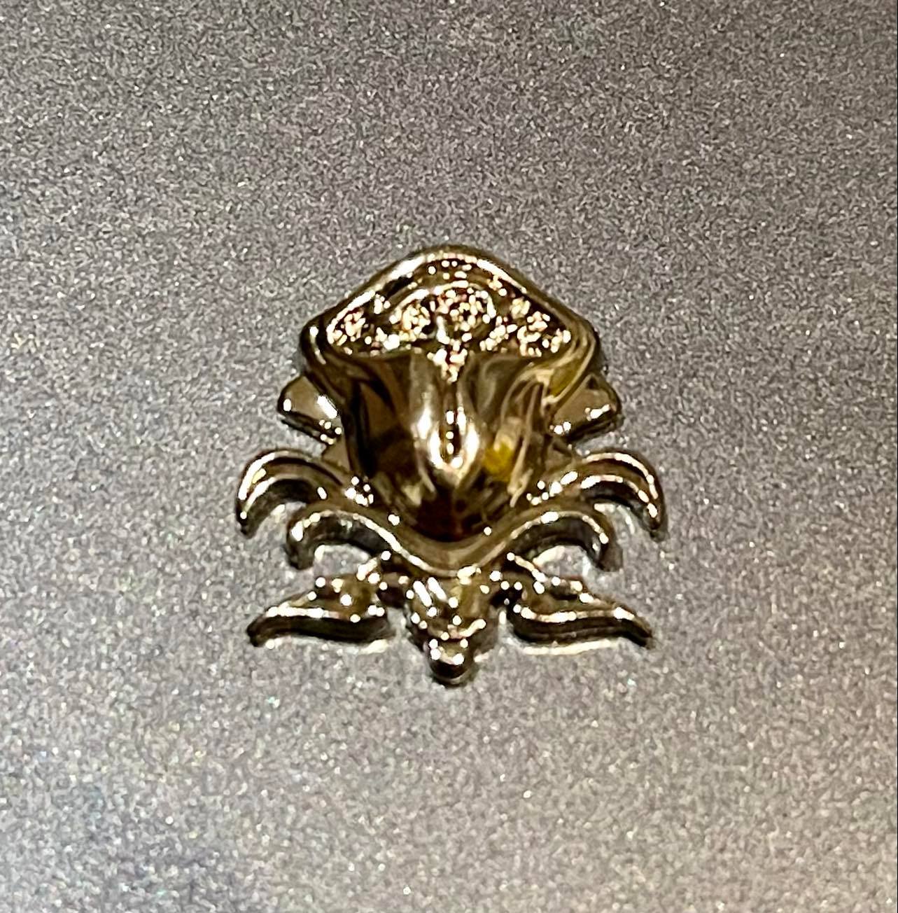 Rosa Crest Embellishment- Silver