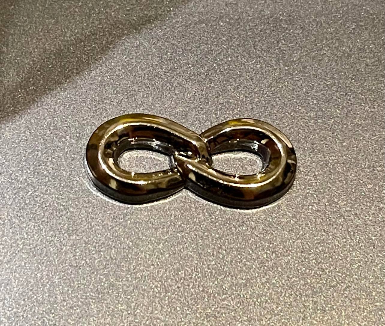 Infinity Knot Embellishment- Silver