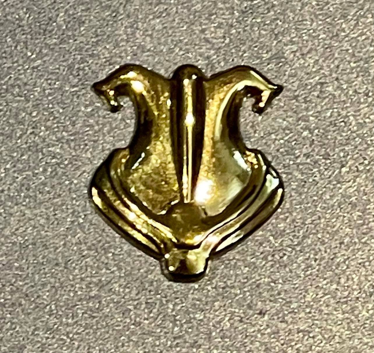 Lotus Crest Embellishment- Gold