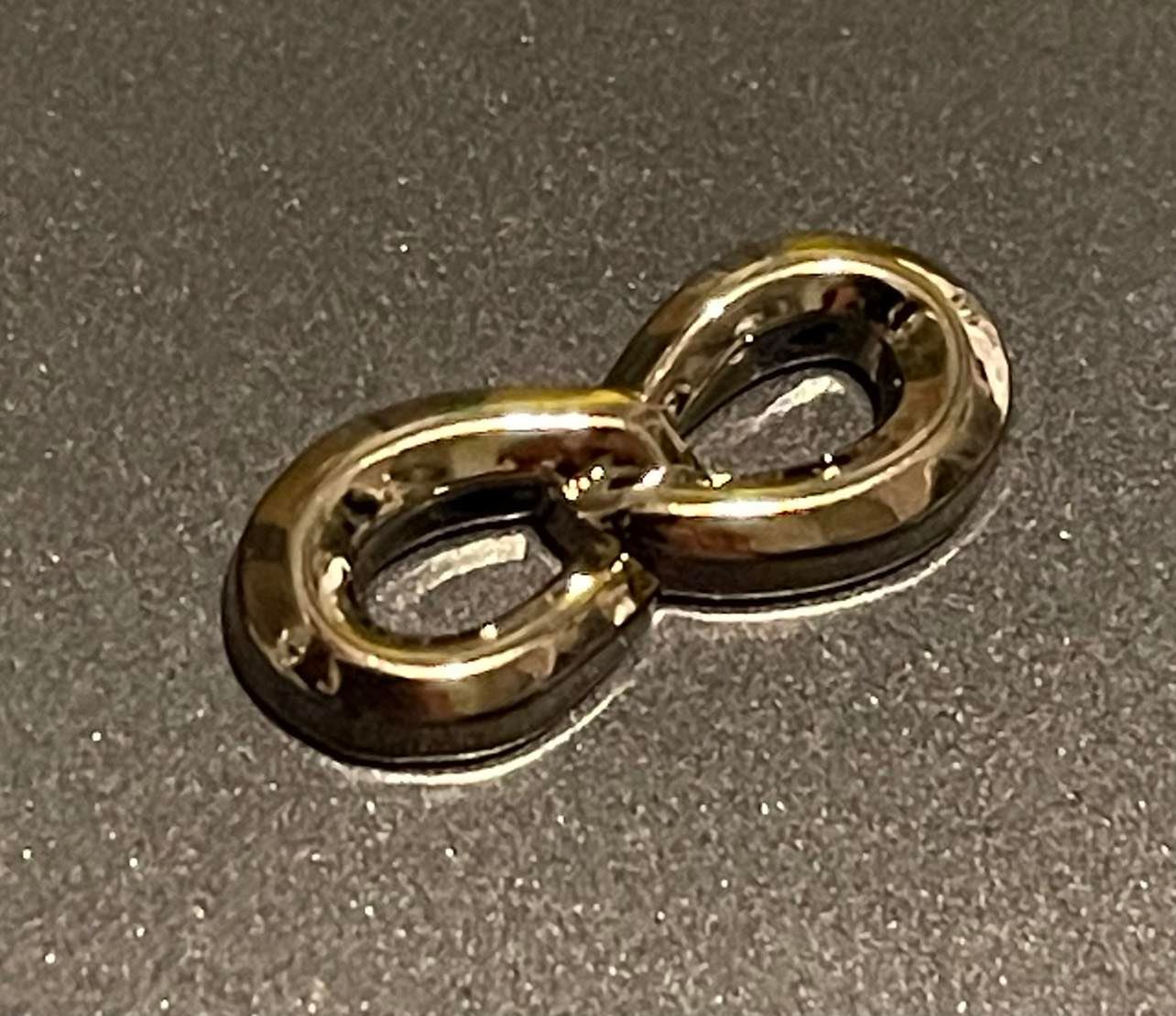 Infinity Knot Embellishment- Silver
