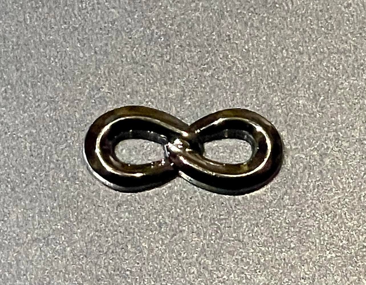 Infinity Knot Embellishment- Silver