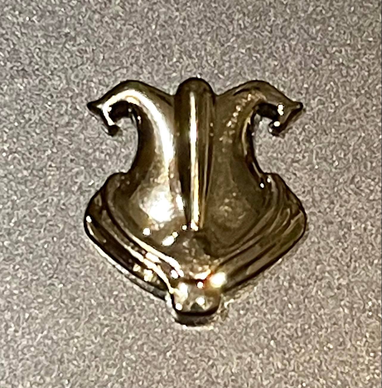 Lotus Crest Embellishment- Silver